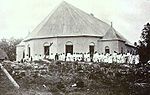 Large stone Methodist church, Satupaitea, Samoa c. 1908